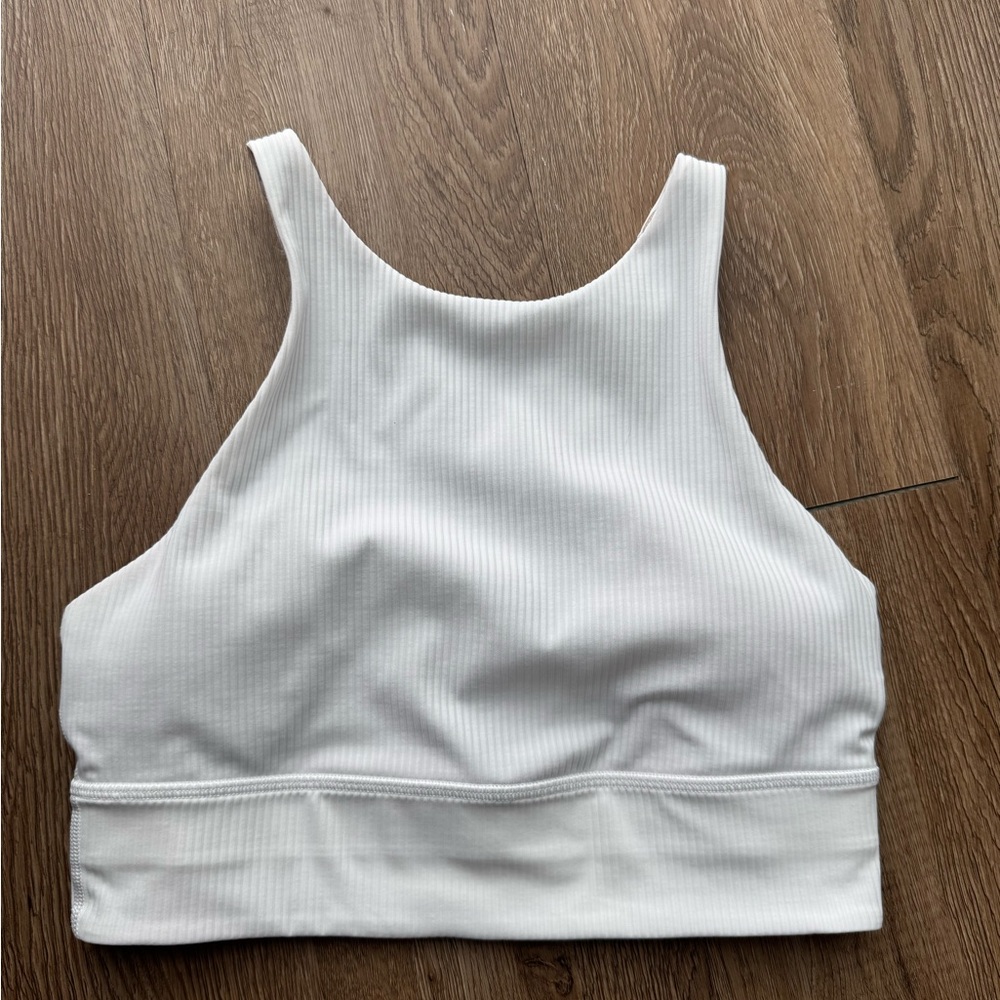 Lululemon Energy Bra High Neck Long Line Rib